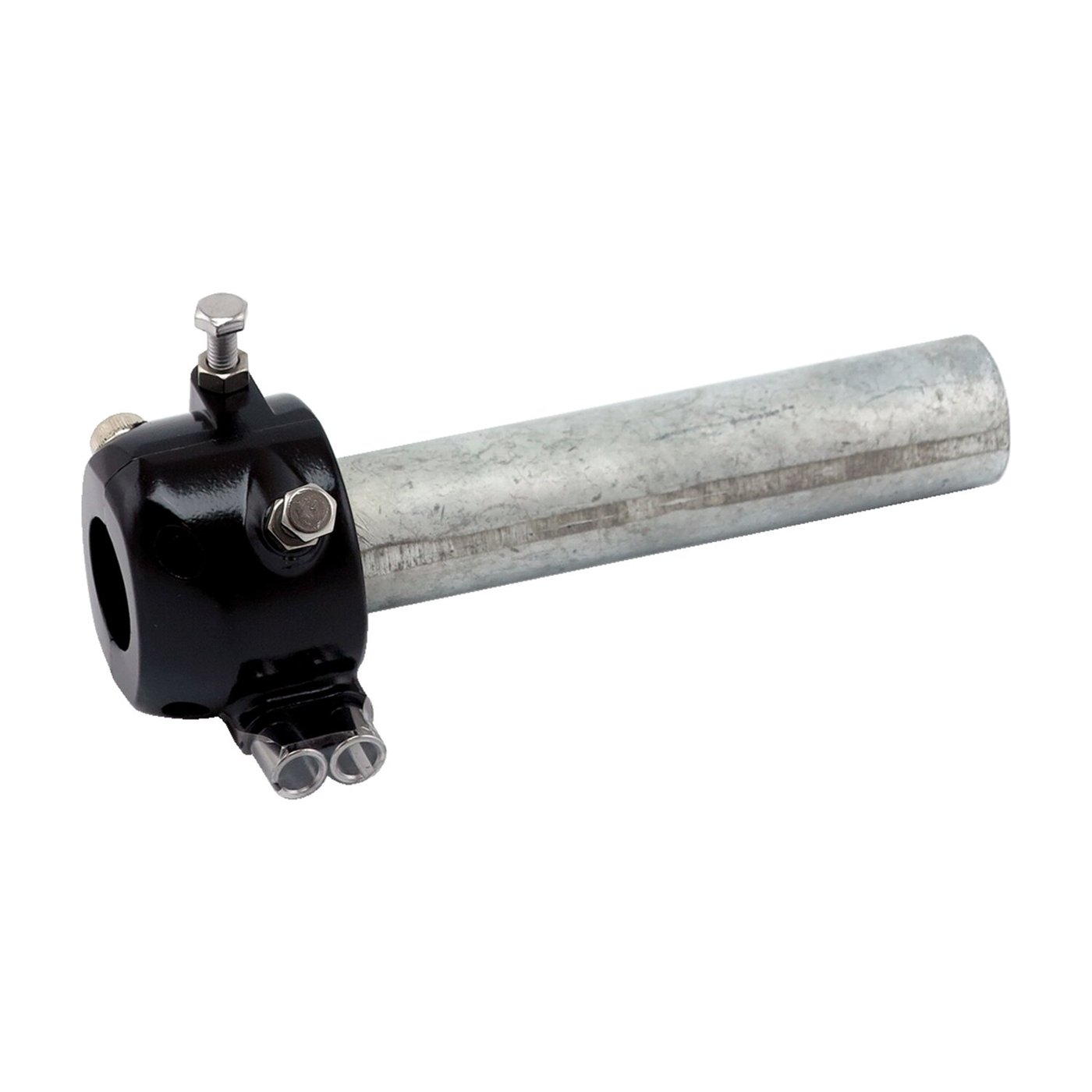 Emgo Universal metal throttle grip 7/8"/22mm handlebars, black