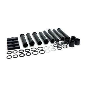 MCS Complete M8 pushrod cover kit. Black