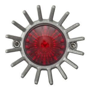 Motone Motone, Big Fin LED taillight. Shot blast, no bracket. ECE