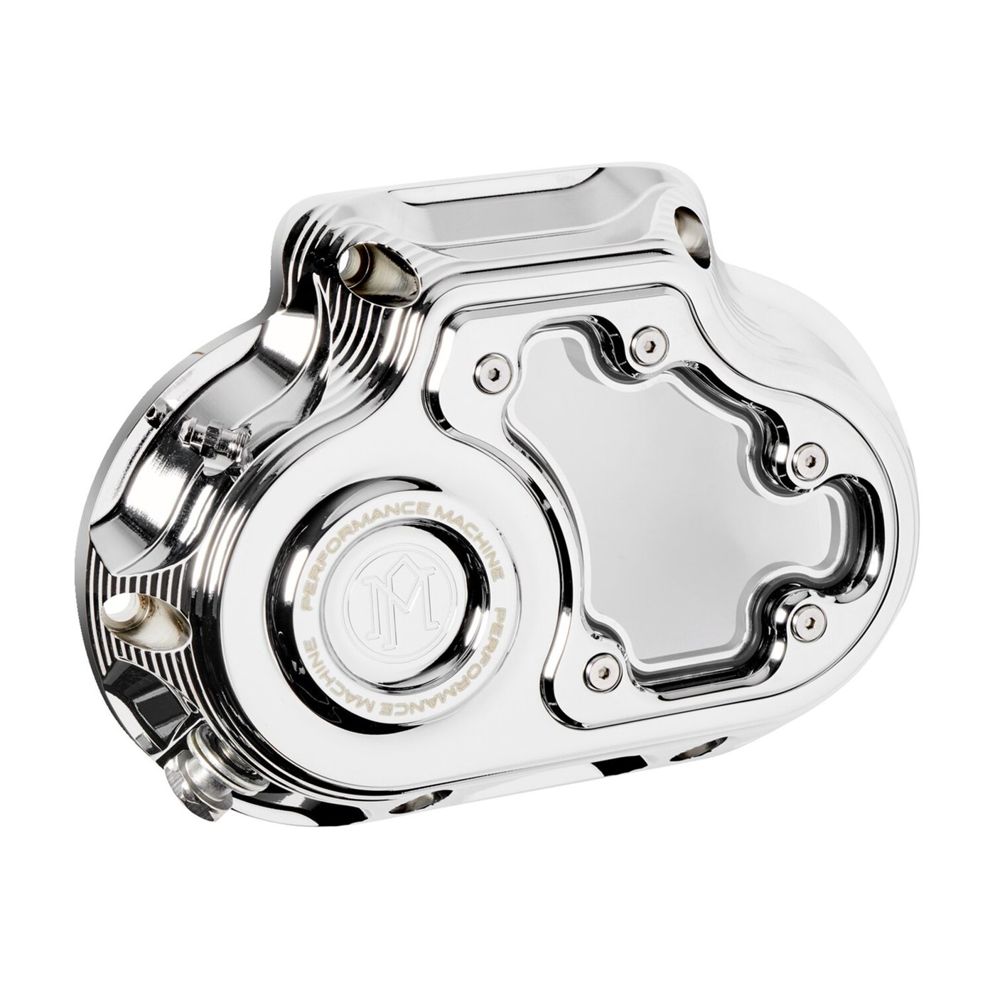 Performance Machine PM, Transmission end cover Vision, hydraulic. Chrome