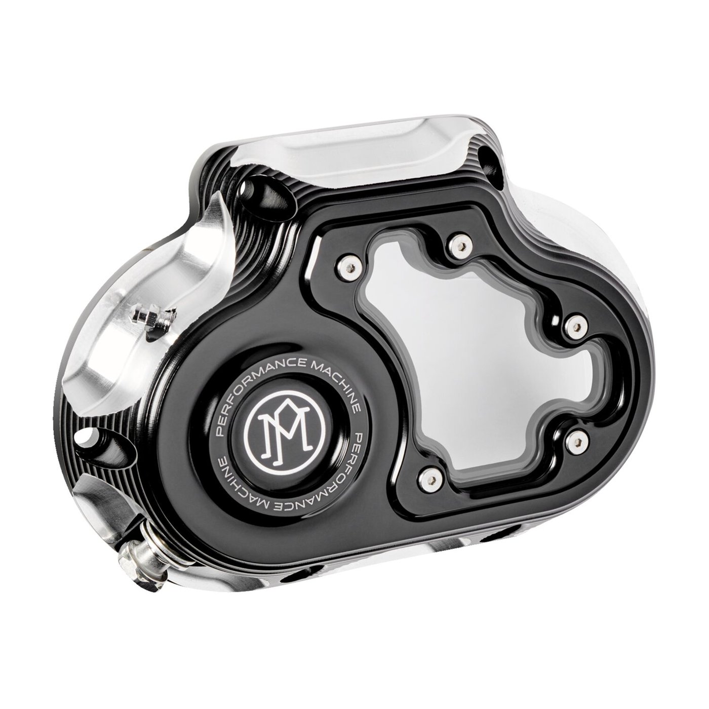 Performance Machine PM, Transmission end cover Vision, hydraulic. Contrast Cut