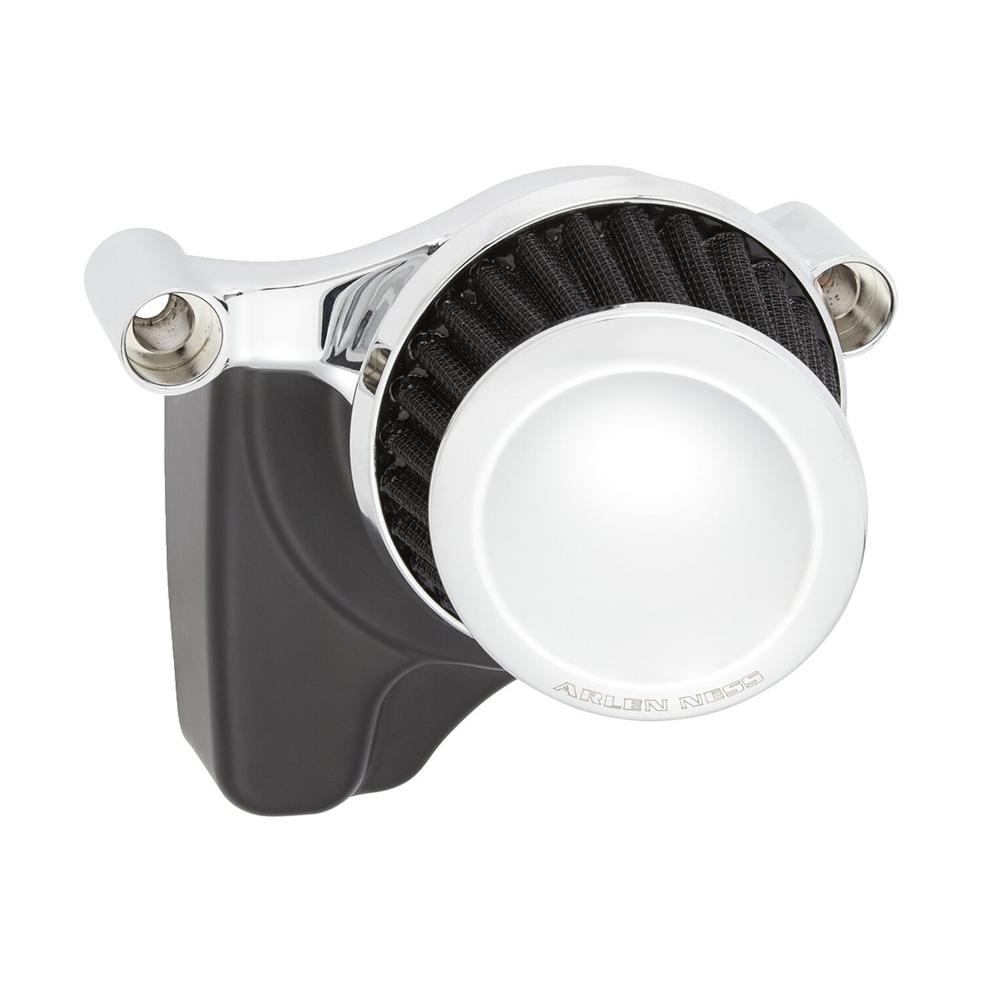 Arlen Ness Arlen Ness, Mini 22° air cleaner kit. Chrome