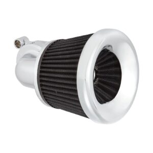 Arlen Ness Arlen Ness, M8 Velocity 90° air cleaner kit. Chrome