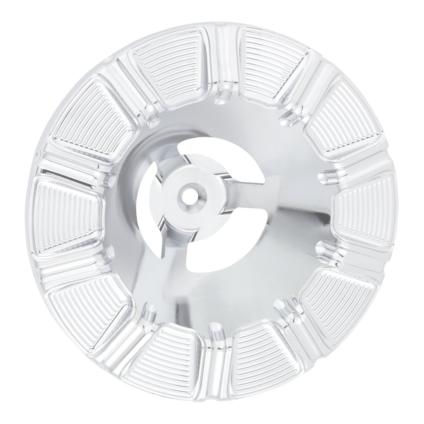 Arlen Ness Arlen Ness, 10-Gauge Velocity 65°/90° air cleaner cover. Chr