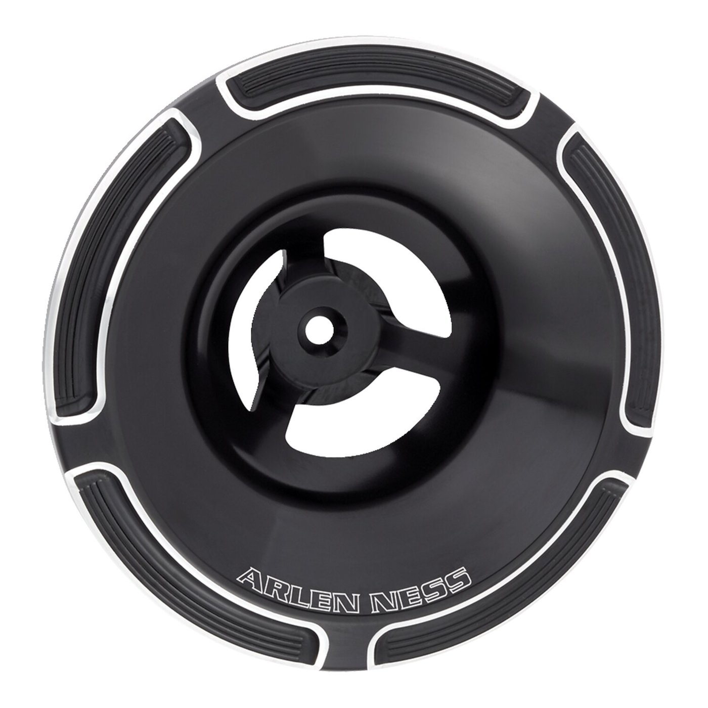 Arlen Ness Arlen Ness, Beveled Velocity 65°/90° air cleaner cover. Blk