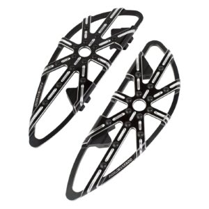 Arlen Ness Arlen Ness, M8 Softail 10-Gauge rider floorboards. Black
