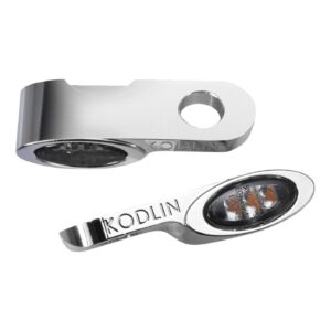 Kodlin Kodlin, LED turn signals Elypse front. Chrome