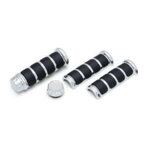 Kuryakyn Kuryakyn, ISO grip covers for oem heated grips. Chrome