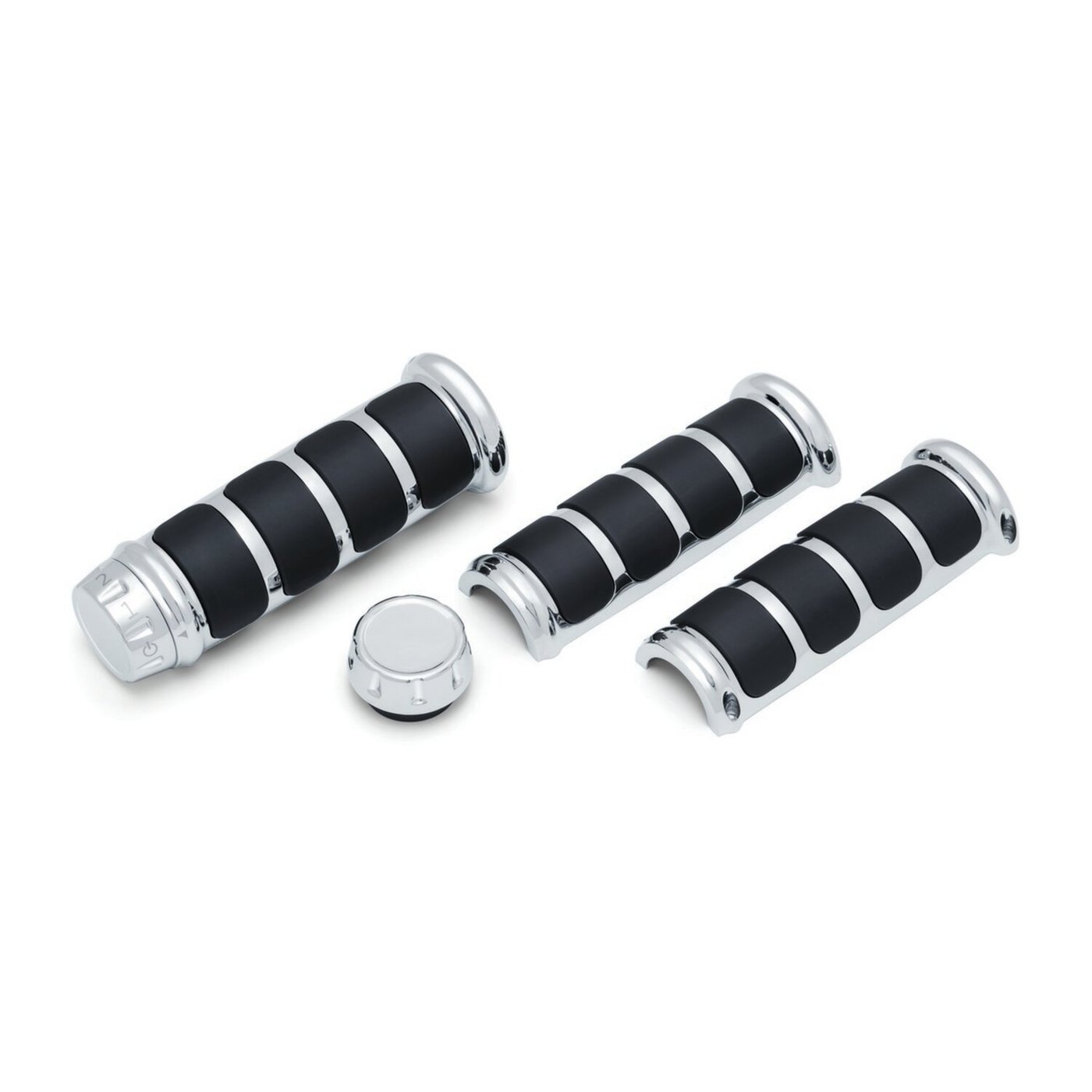 Kuryakyn Kuryakyn, ISO grip covers for oem heated grips. Chrome