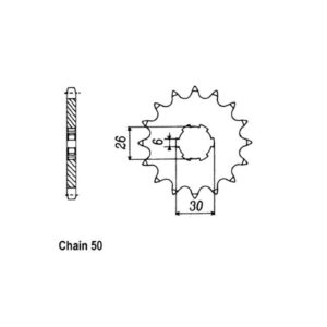 JT Sprockets JT Front Sprocket 568.16
