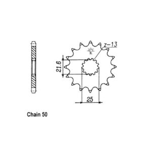 JT Sprockets JT Front Sprocket 566.14