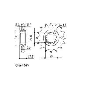 JT Sprockets JT Front Sprocket 297.15