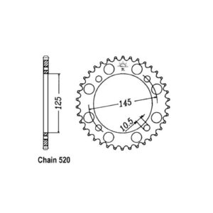JT Sprockets JT Rear Sprocket 857.45