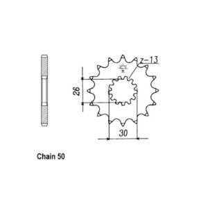 JT Sprockets JT Front Sprocket 1180.17