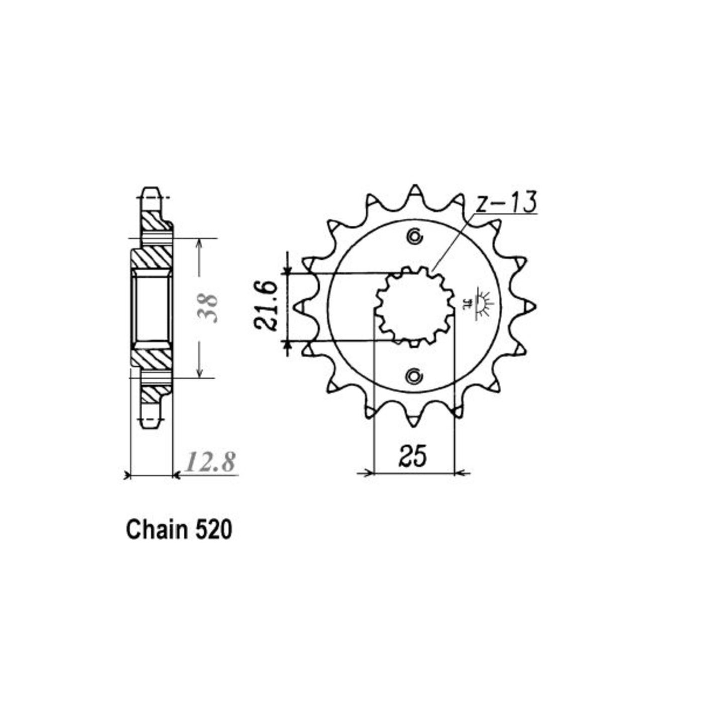 JT Sprockets JT Front Sprocket 511.15