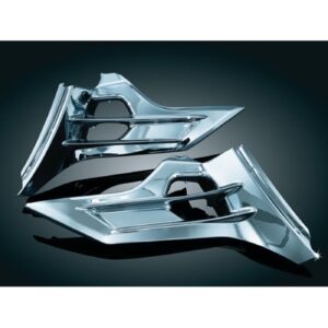 Kuryakyn Kuryakyn, Louvered battery box covers chrome