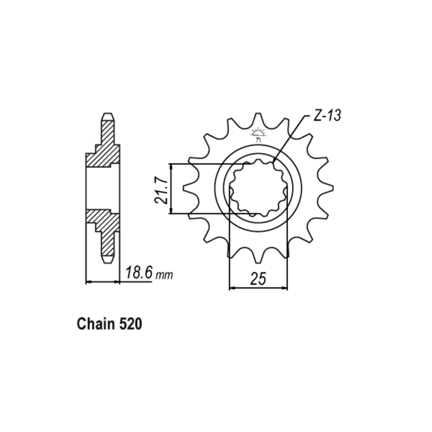 JT Sprockets JT front sprocket 1538.15