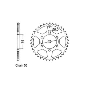 JT Sprockets JT Rear Sprocket 856.45