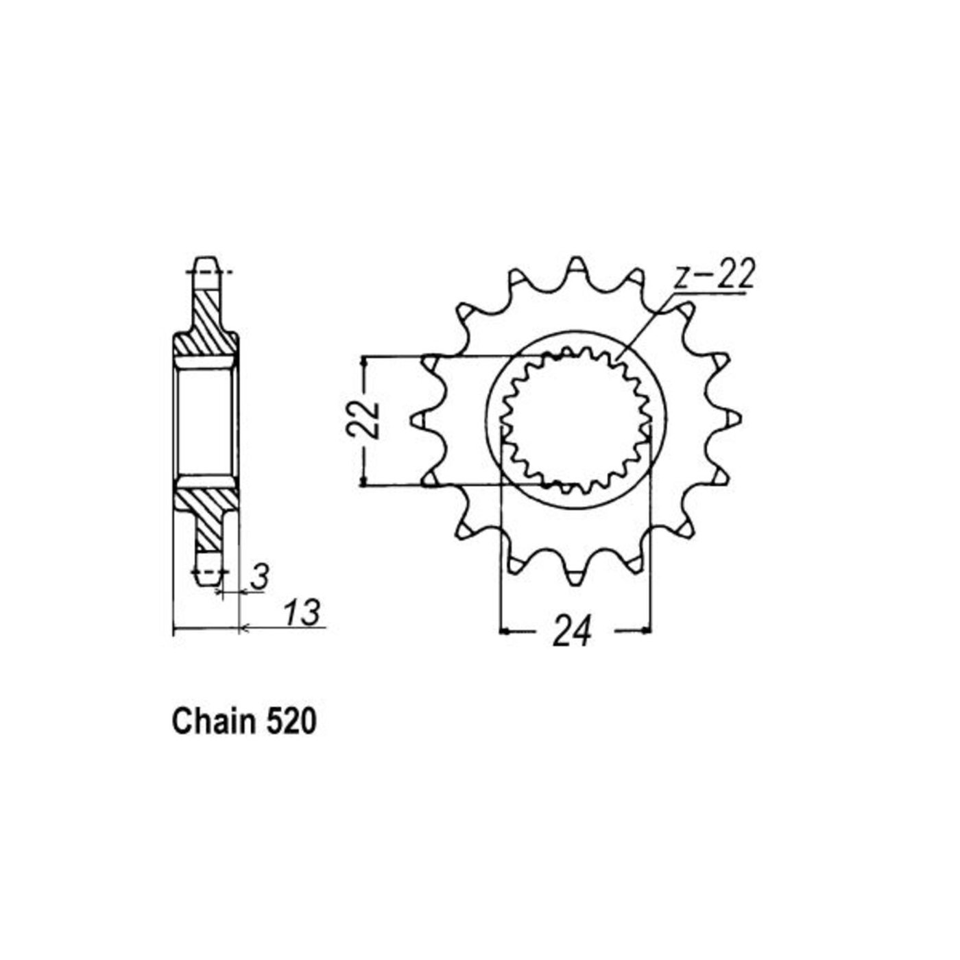 JT Sprockets JT Front Sprocket 1126.16
