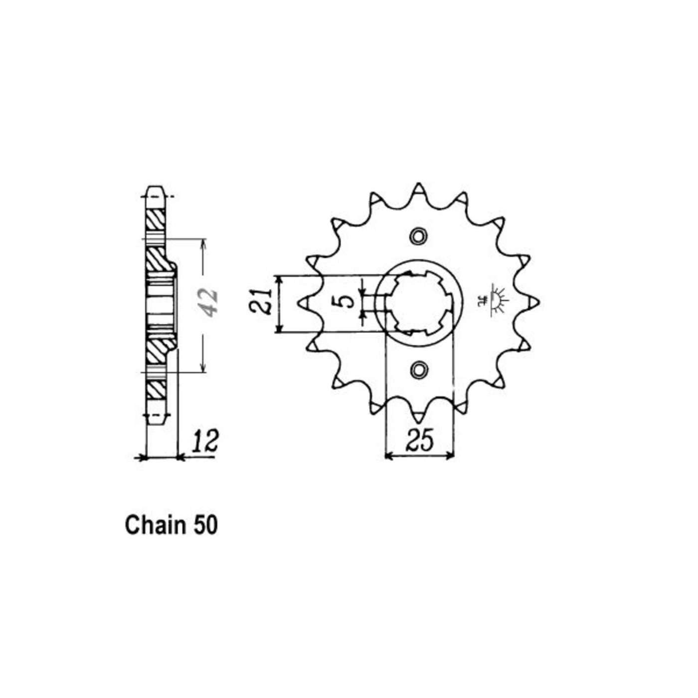 JT Sprockets JT Front Sprocket 571.16