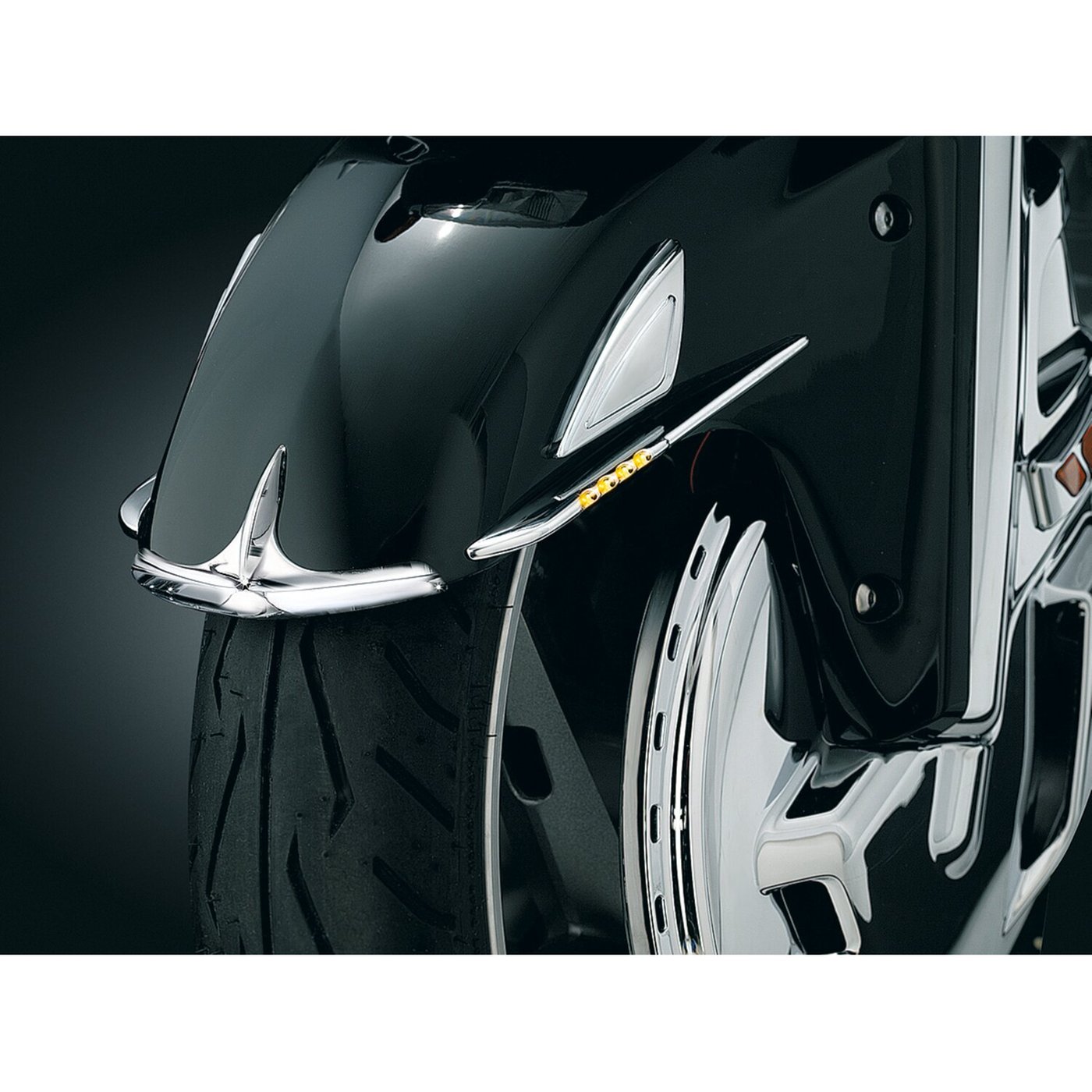 Kuryakyn Kuryakyn, Front fender tip chrome - Image 2