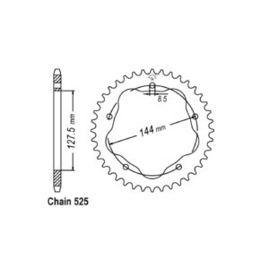 JT Sprockets JTA Rear Sprocket 752.39