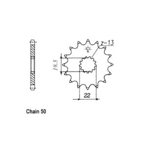 JT Sprockets JT Front Sprocket 435.15