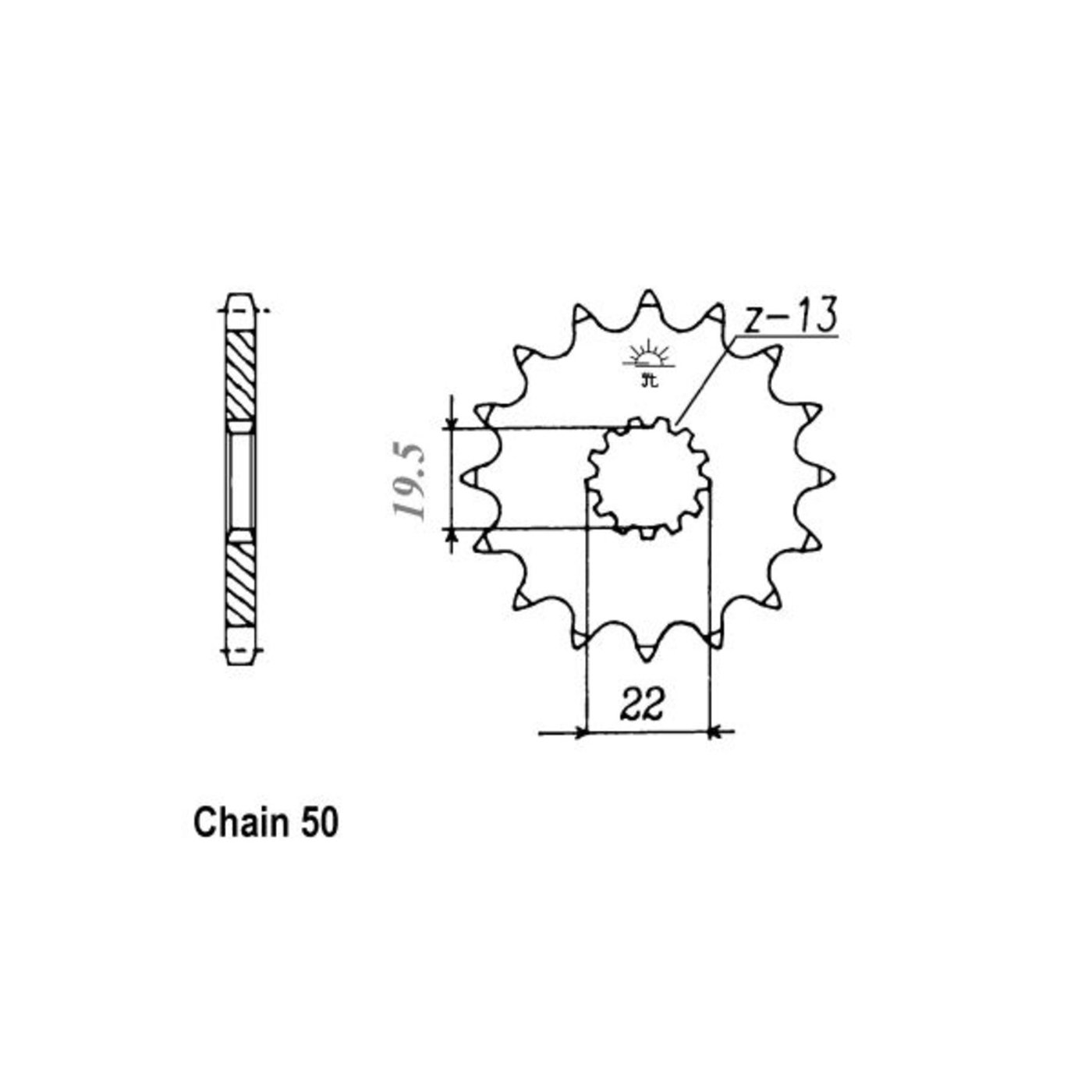 JT Sprockets JT Front Sprocket 435.15