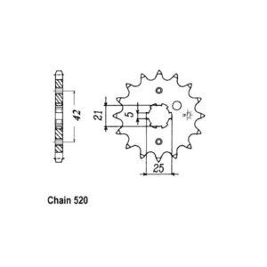 JT Sprockets JT Front Sprocket 569.17