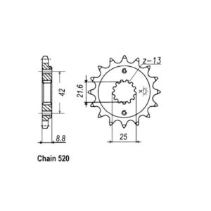 JT Sprockets JT Front Sprocket 512.15
