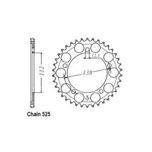 JT Sprockets JT Rear Sprocket 1304.41
