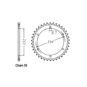 JT Sprockets JT Rear Sprocket 841.42