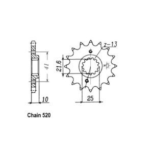 JT Sprockets JT Front Sprocket 308.15