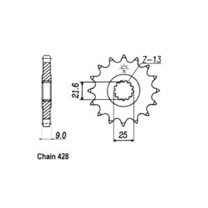 JT Sprockets JT Front Sprocket 1587.19