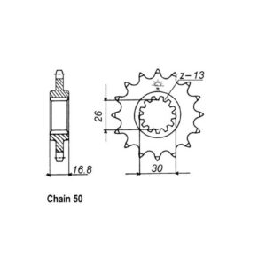 JT Sprockets JT Front Sprocket 333.16