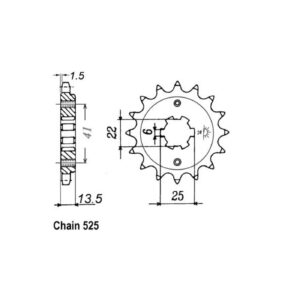 JT Sprockets JT Front Sprocket 293.16