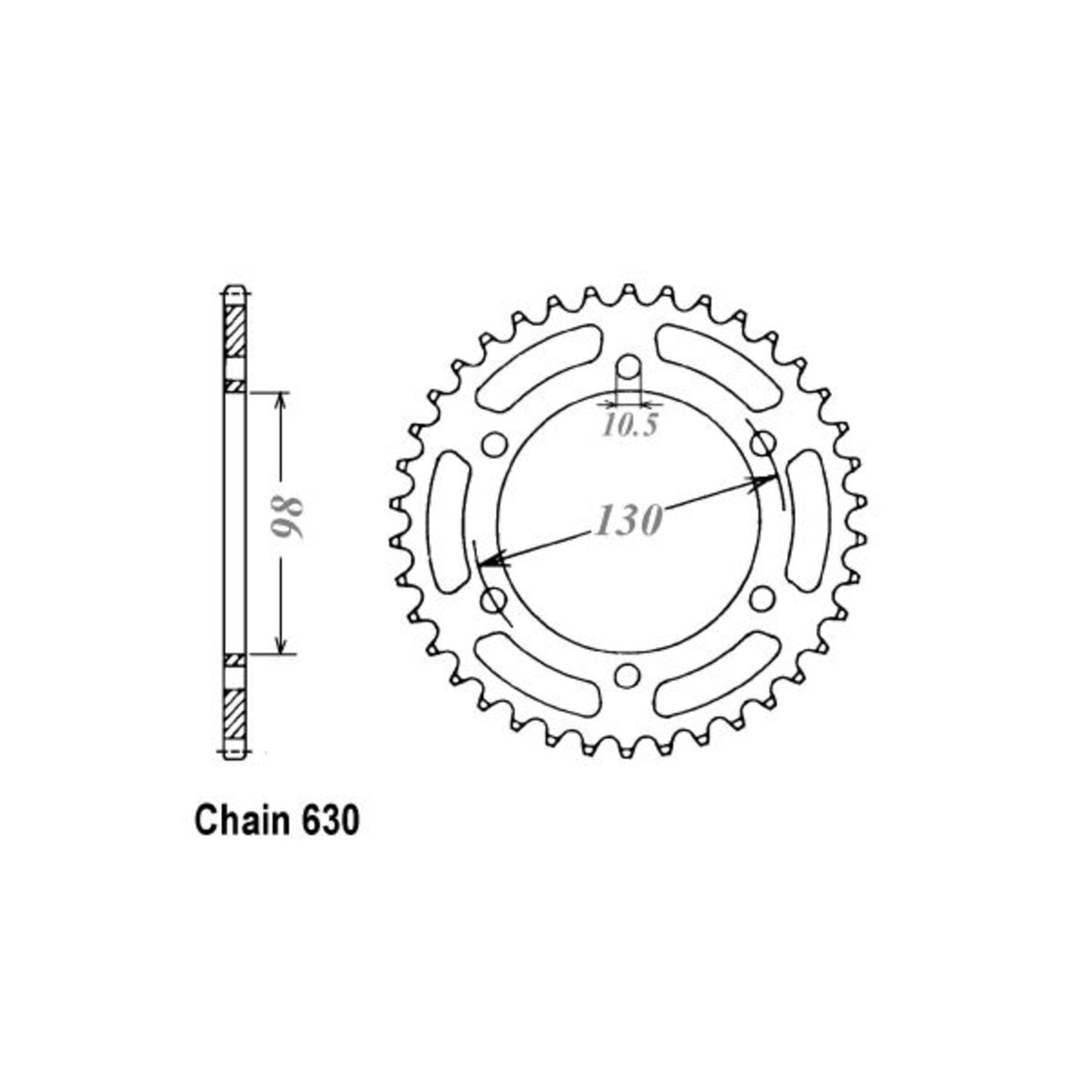 JT Sprockets JT Rear Sprocket 483.33