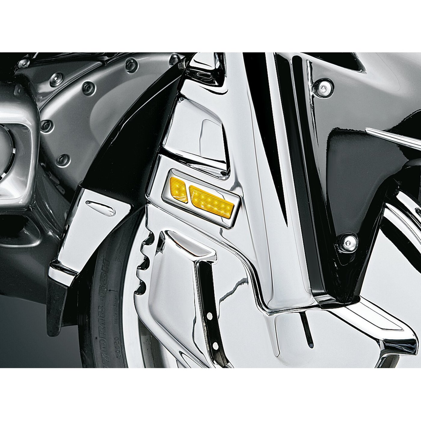 Kuryakyn Kuryakyn, LED front reflector conversion chrome - Image 2