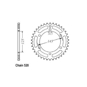 JT Sprockets JT Rear Sprocket 855.46