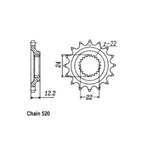 JT Sprockets JT Front Sprocket 1125.17