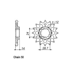 JT Sprockets JT Front Sprocket 1529.17