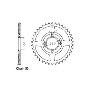 JT Sprockets JT Rear Sprocket 849.38