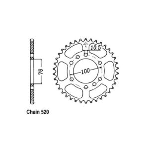 JT Sprockets JT Rear Sprocket 1825.37
