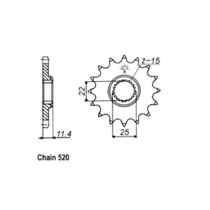 JT Sprockets JT Front Sprocket 1902.17