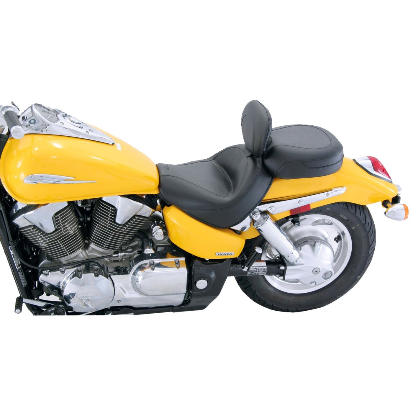 Mustang Mustang 2-p wide touring seat plain black - Image 2