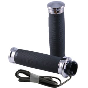 Avon Grips Avon MT Custom Contour heated grips, chrome