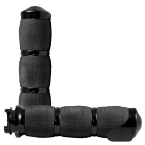 Avon Grips Avon MT Air Cushion grips black anodized, throttle assist