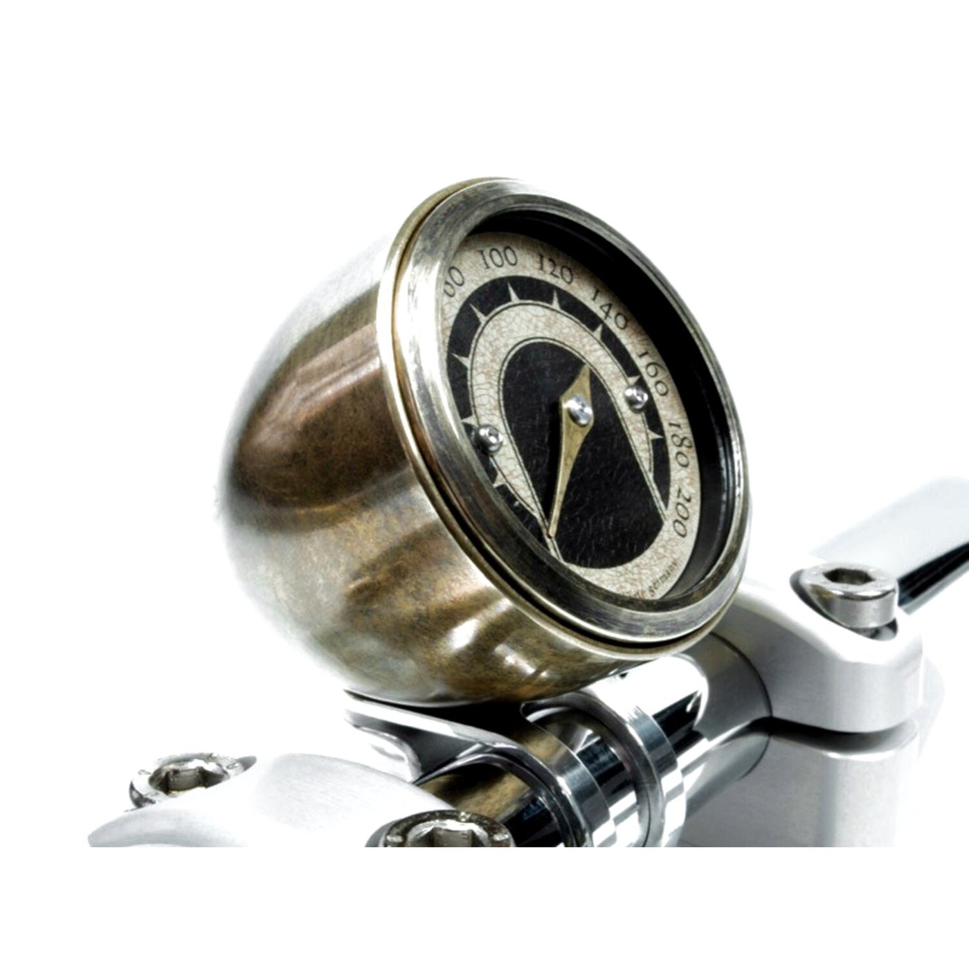 Motogadget Motogadget, Tiny mount cup 'Vintage Brass' 22mm. Black - Image 2