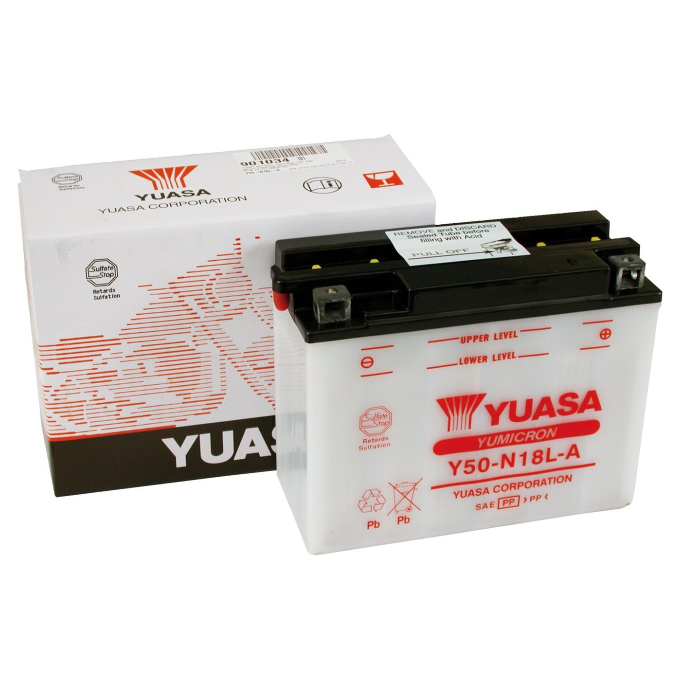 Yuasa Yuasa, Yumicron 12V lead-acid battery Y50-N18L-A. 20Ah - Image 2