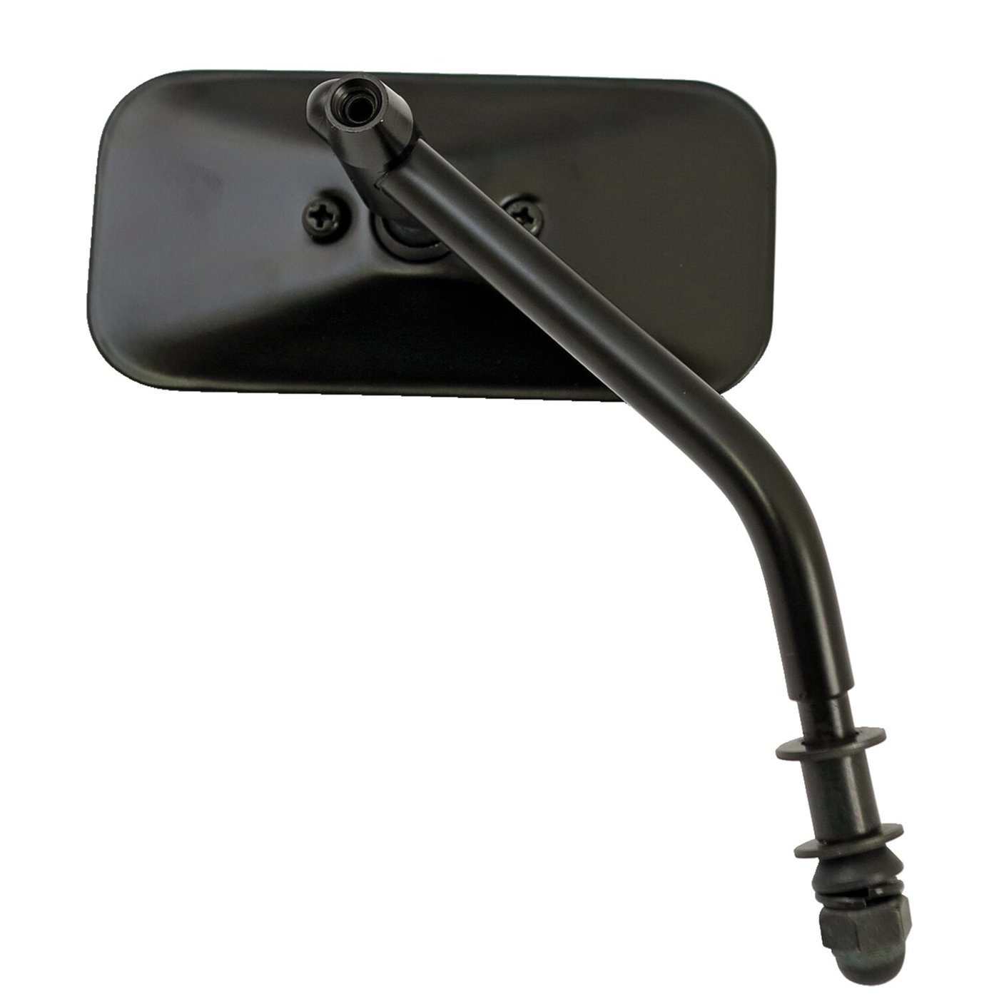 MCS Small rectangular mirror. short stem, black - Image 2
